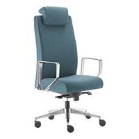 Fauteuil Bost têtière pied et accoudoir alu tissu Sokoa - Image principale