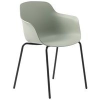 Chaise Laurie coque polypropylène pied métal Sokoa - Image 3