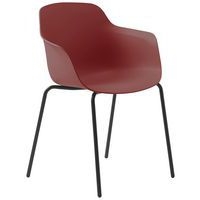 Chaise Laurie coque polypropylène pied métal Sokoa - Image 4