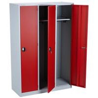 Vestiaire Modulo - 1 à 3 colonnes - Sur socle - Manutan Expert - Image 3