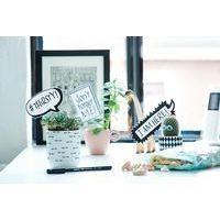 Pochette de 3 feutres à calligraphier pointe biseautée noire - Image 3