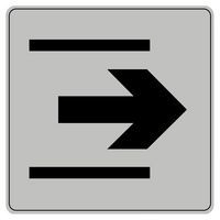 Pictogramme ISO 7001 - Sortie - Image principale