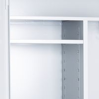 Armoire d'entretien grande largeur coloris gris - Image 3