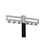 Lot 5 jeu patères Montana - Nbr patère : 5 - Argent - Image 2