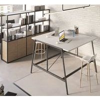 Table de réunion haute Alto profondeur 143 cm - Buronomic - Image 4