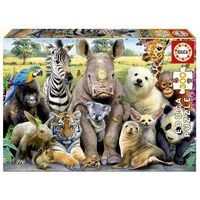 Puzzle Photo de classe animaux 300 pièces - Image principale