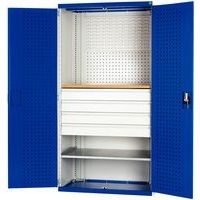 Armoire d'atelier Perfo Bott SMF - Avec tablettes + tiroirs - Image 2