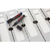 Pochette 8 marqueurs permanents pointe ogive Prockey Uni-ball assortis - Image 3