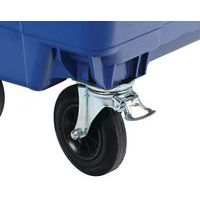 Conteneur 4 Roues 660L Bleu - Mobil Plastic - Image 6