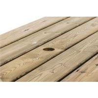 Table de pique-nique en pin - Manutan - Image 6