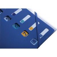 Lot de 10 Trieur 8 compartiments BeeBlue - A4 - Bleu marine - Image 3