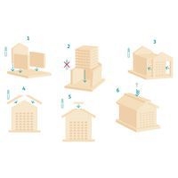 Hôtel à abeilles en bois à construire 14x12x13 cm - Image 4