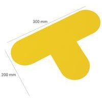Autocollant marquage au sol en T 200 x 300 - Manutan Expert - Image 9