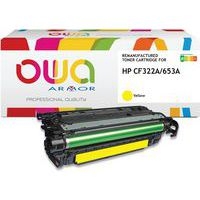 Toner remanufacturé HP CF322A - Jaune - Image principale