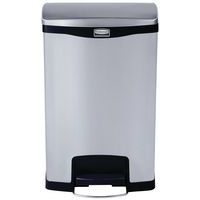 Collecteur Slim Jim Step On Front Step 50 L inox mat noir - Image 2