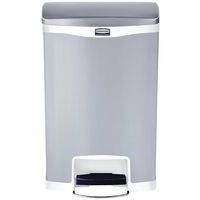 Collecteur Slim Jim Step On Front Step 50 L inox mat blanc - Image 2