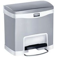 Collecteur Slim Jim Step On Front Step 15 L inox mat, blanc - Image principale