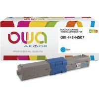 Toner remanufacturé OKI 44844507 - Cyan - Image principale