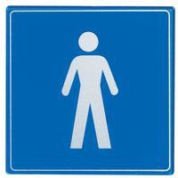Pictogramme plexiglas carré - Homme - Image principale
