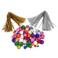 Atelier maxi pack pompons, chenilles scintillants - Image principale