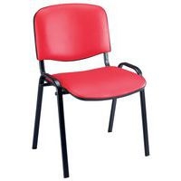 Chaise Classic str noire vinyle rouge - Image principale