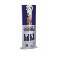 Colonne de présentation Tec-Art - Double face - Gris - Image 2