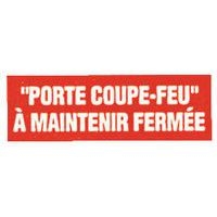 Panneau anti-incendie - "Porte coupe-feu à maintenir fermée" - Rigide - Image principale