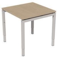 Bureau droit Kelli ergonomique à manivelle Chêne 80 cm - Image principale