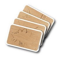 Set de 4 maquettes dinosaures en carton prédécoupé - Image principale