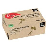 Boîte de 100 attaches parisiennes 31 mm - Image 3
