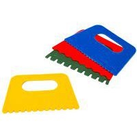 Lot de 4 peignes en plastique à effet - Image principale