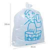 Sac poubelle blanc otje - épais et réutilisable - Image 2