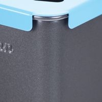 Poubelle de tri papier 20 L Gris / Bleu - Image 4