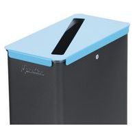Poubelle de tri papier 20 L Gris / Bleu - Image 8