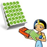 Recharge 1800 gommettes rondes 18mm pour eco-pack - Cleopatre - Image 2