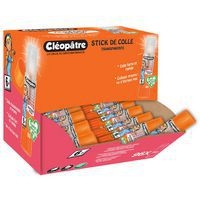 Schoolpack de 96 bâtons de colle transparente 8 g Cléostick - Image principale