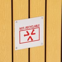 Poubelle d'extérieur tri sélectif - 2 x 50 L - Image 2