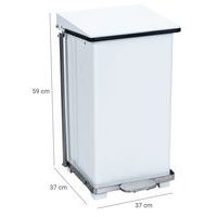 45 L ou 90 L - Poubelle industrielle à pédale - Manutan Expert - Image 3