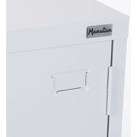 Armoire basse à portes battantes - Gris - Manutan - Image 8