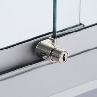 Vitrine d'exposition - 1000 x 400 x 2000 mm et placard - Manutan Expert - Image 5