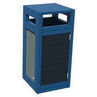 Poubelle Canopée vigipirate 130 L porte sac Espace Urbain - Image 3