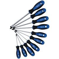 Jeu de 10 tournevis fente, Pozidriv et Phillips - Manutan - Image principale