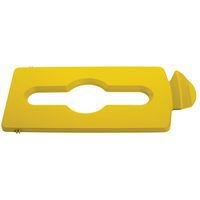 Couvercle déchets mélangés Slim Jim jaune - Image principale