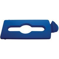 Couvercle déchets mélangés Slim Jim bleu - Image principale