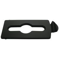 Couvercle déchets mélangés Slim Jim noir - Image principale