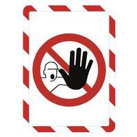 Pochette-cadre d'affichage sécurité - Dos adhésif repositionnable A4 - Image 10