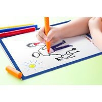 Cahier Magique  couverture ardoise double face effaçable piqué blanc 24x32cm 48p séyès - Image 3