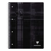 Cahier reliure intégrale 22,5x29,7cm 160p Q.5x5 perfo4 trous - Image 3