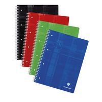Cahier reliure intégrale 22,5x29,7cm 160p Q.5x5 perfo4 trous - Image 4