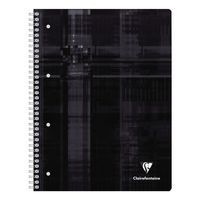Cahier reliure intégrale 22,5x29,7cm 160p ligné perfo4 trous - Image 2
